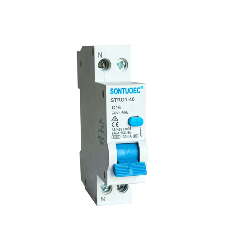 6ка қалдық ток сөндіргіш RCBO артық токтан қорғау