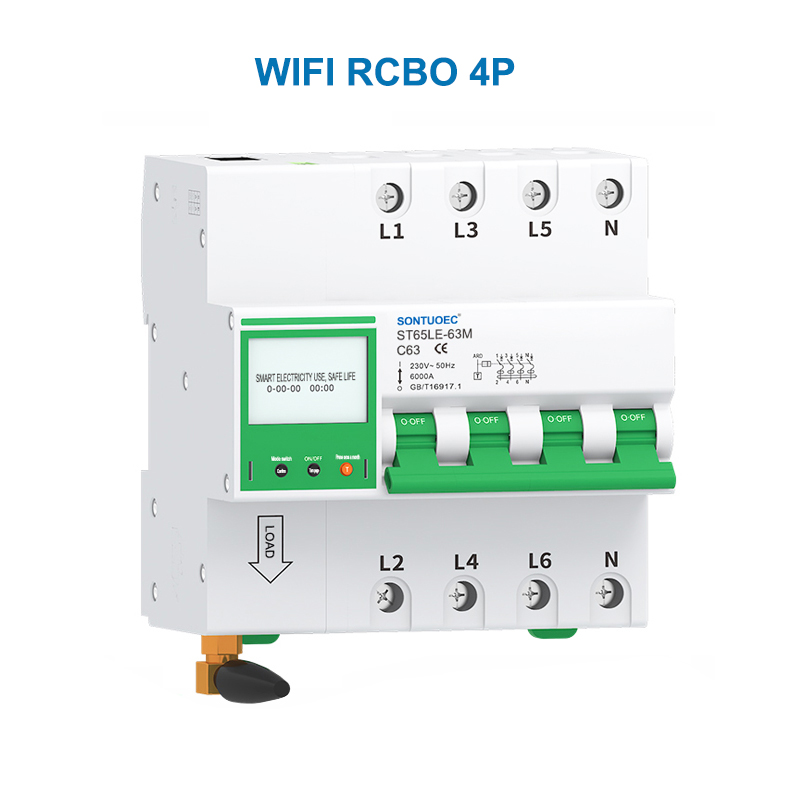 Iot ақылды ажыратқышы WiFi MCB RCBO