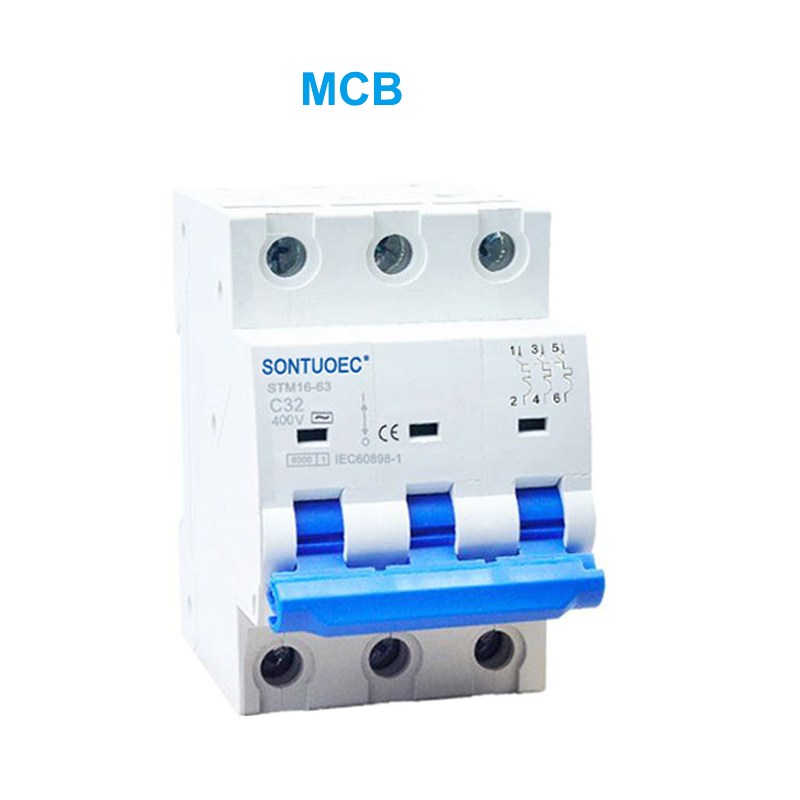 STM16-63 миниатюралық ажыратқыш 6Ka 1p 2p 4p 4p 16a 23a 23a 230 / 400V MCB