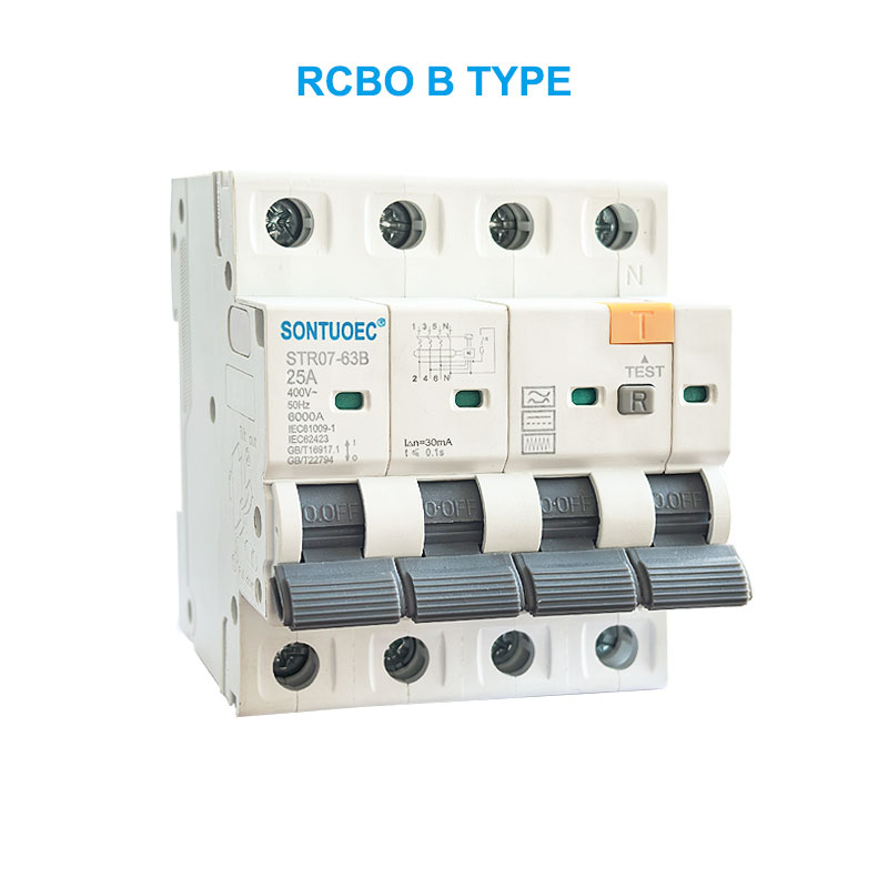 Stro7-63b rcbo b типті 2p 4p Тепкөрене